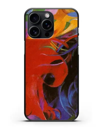 Чехол Борющиеся формы (Марк Франц) силиконовый для iPhone 15 Pro Max