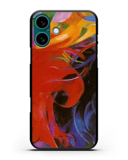 Чехол Борющиеся формы (Марк Франц) силиконовый для iPhone 16 Plus