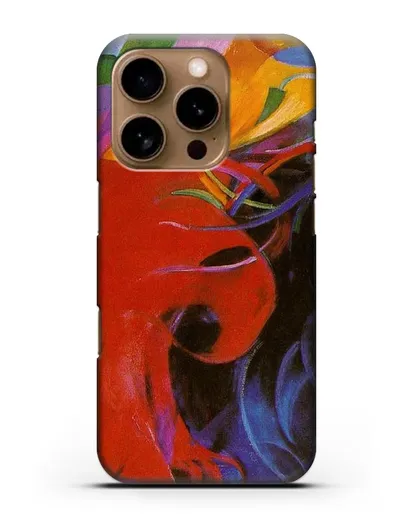 Чехол Борющиеся формы (Марк Франц) силиконовый для iPhone 16 Pro