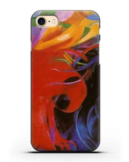 Чехол Борющиеся формы (Марк Франц) силиконовый для iPhone 8