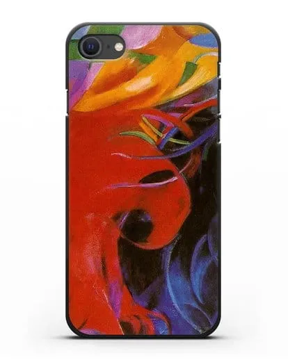 Чехол Борющиеся формы (Марк Франц) силиконовый для iPhone SE 2020