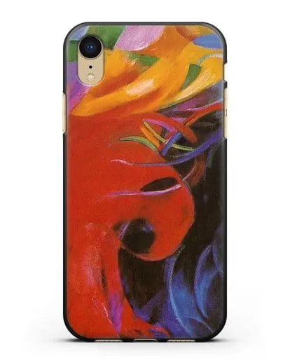 Чехол Борющиеся формы (Марк Франц) силиконовый для iPhone XR