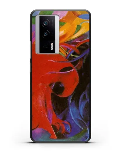 Чехол Борющиеся формы (Марк Франц) силиконовый для Xiaomi Poco F5 Pro