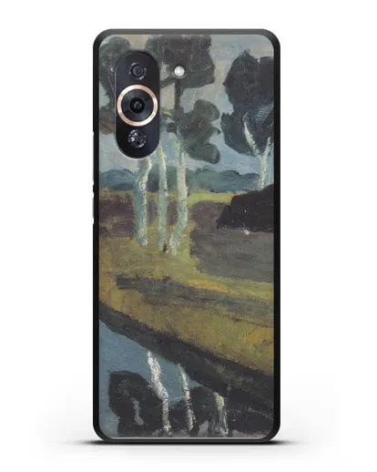 Чехол Серый пейзаж с болотным каналом (Модерзон-Беккер Паула) силиконовый для Huawei Nova 10
