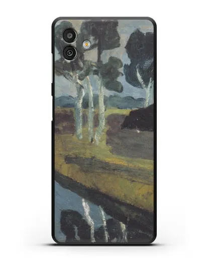 Чехол Серый пейзаж с болотным каналом (Модерзон-Беккер Паула) силиконовый для Samsung Galaxy M13 [SM-M135]