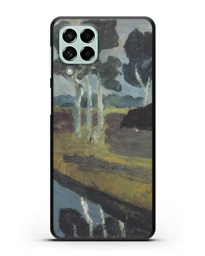 Чехол Серый пейзаж с болотным каналом (Модерзон-Беккер Паула) силиконовый для Samsung Galaxy M33 [SM-M336]