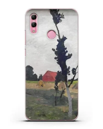 Чехол Пейзаж Ворпсведера с красным домом (Модерзон-Беккер Паула) силиконовый для Honor 10 Lite