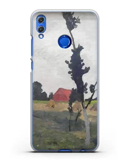 Чехол Пейзаж Ворпсведера с красным домом (Модерзон-Беккер Паула) силиконовый для Honor 8X