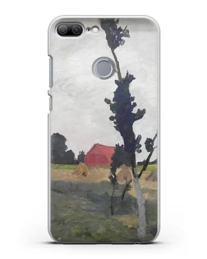 Чехол Пейзаж Ворпсведера с красным домом (Модерзон-Беккер Паула) силиконовый для Honor 9 Lite