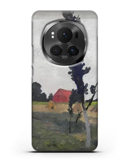 Чехол Пейзаж Ворпсведера с красным домом (Модерзон-Беккер Паула) силиконовый для Honor Magic 6 Pro