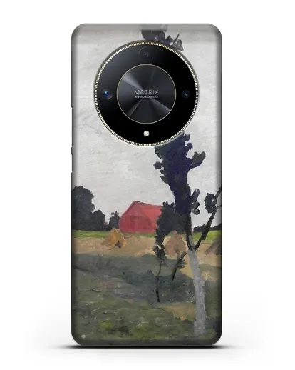 Чехол Пейзаж Ворпсведера с красным домом (Модерзон-Беккер Паула) силиконовый для Honor X9b