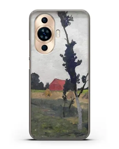 Чехол Пейзаж Ворпсведера с красным домом (Модерзон-Беккер Паула) силиконовый для Huawei Nova 11