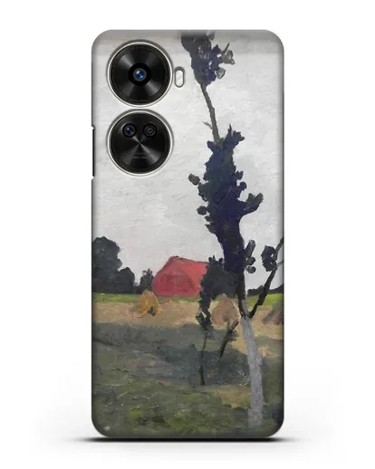 Чехол Пейзаж Ворпсведера с красным домом (Модерзон-Беккер Паула) силиконовый для Huawei Nova 12 SE