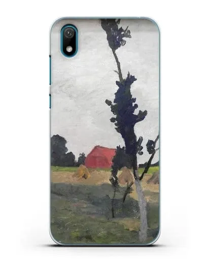 Чехол Пейзаж Ворпсведера с красным домом (Модерзон-Беккер Паула) силиконовый для Huawei Y5 2019