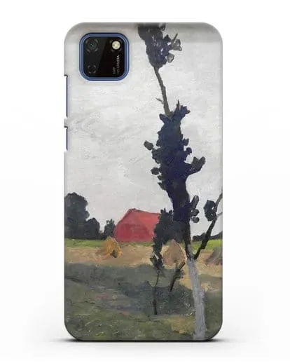 Чехол Пейзаж Ворпсведера с красным домом (Модерзон-Беккер Паула) силиконовый для Huawei Y5P