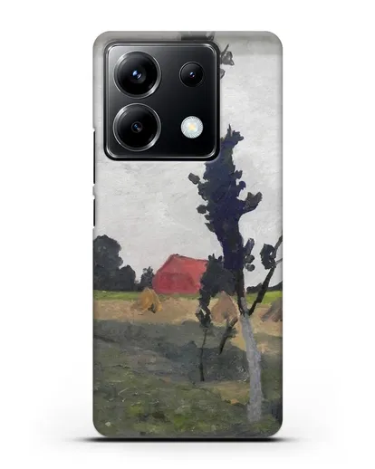 Чехол Пейзаж Ворпсведера с красным домом (Модерзон-Беккер Паула) силиконовый для Xiaomi Poco X6