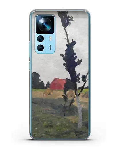 Чехол Пейзаж Ворпсведера с красным домом (Модерзон-Беккер Паула) силиконовый для Xiaomi 12T