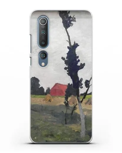 Чехол Пейзаж Ворпсведера с красным домом (Модерзон-Беккер Паула) силиконовый для Xiaomi Mi 10