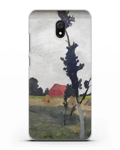 Чехол Пейзаж Ворпсведера с красным домом (Модерзон-Беккер Паула) силиконовый для Xiaomi Redmi 8A