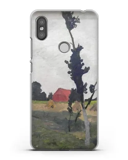 Чехол Пейзаж Ворпсведера с красным домом (Модерзон-Беккер Паула) силиконовый для Xiaomi Redmi S2