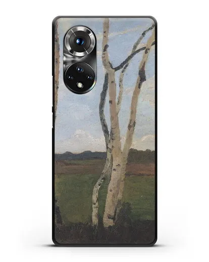 Чехол Пейзаж с березовыми стволами (Модерзон-Беккер Паула) силиконовый для Honor 50