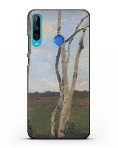 Чехол Пейзаж с березовыми стволами (Модерзон-Беккер Паула) силиконовый для Honor 9C