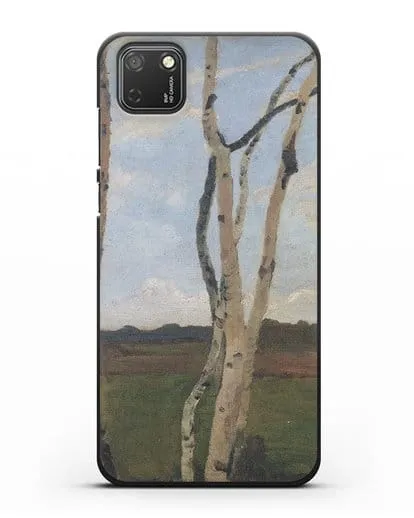 Чехол Пейзаж с березовыми стволами (Модерзон-Беккер Паула) силиконовый для Honor 9S