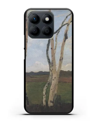 Чехол Пейзаж с березовыми стволами (Модерзон-Беккер Паула) силиконовый для Honor X8b