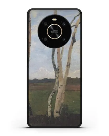 Чехол Пейзаж с березовыми стволами (Модерзон-Беккер Паула) силиконовый для Honor X9