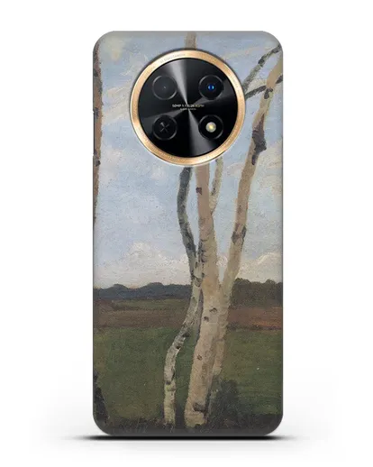 Чехол Пейзаж с березовыми стволами (Модерзон-Беккер Паула) силиконовый для Huawei Nova Y91