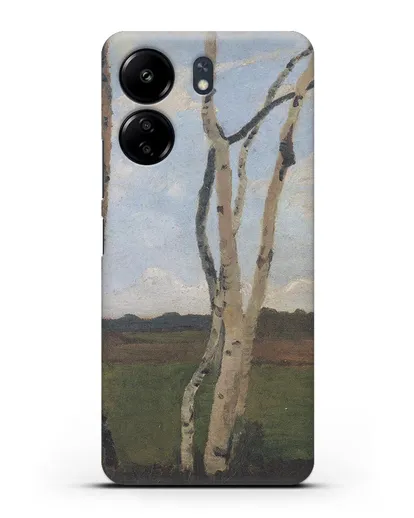 Чехол Пейзаж с березовыми стволами (Модерзон-Беккер Паула) силиконовый для Xiaomi Poco C65