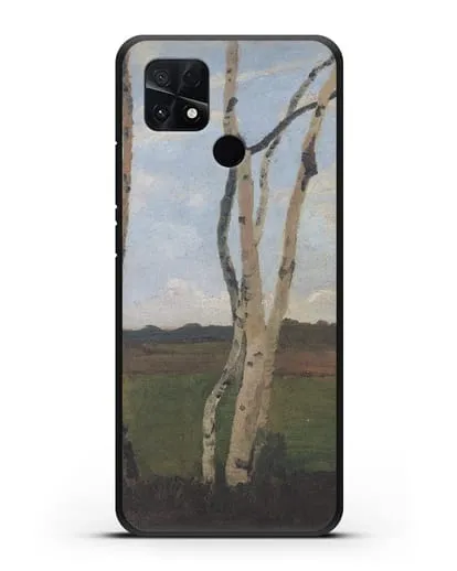 Чехол Пейзаж с березовыми стволами (Модерзон-Беккер Паула) силиконовый для Xiaomi Poco C40