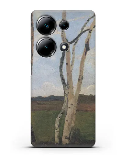 Чехол Пейзаж с березовыми стволами (Модерзон-Беккер Паула) силиконовый для Xiaomi Poco M6 Pro