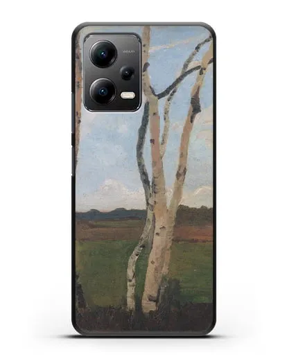 Чехол Пейзаж с березовыми стволами (Модерзон-Беккер Паула) силиконовый для Xiaomi Poco X5