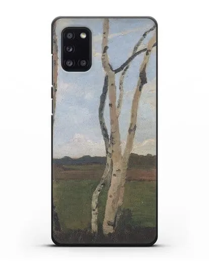Чехол Пейзаж с березовыми стволами (Модерзон-Беккер Паула) силиконовый для Samsung Galaxy A31 [SM-A315F]