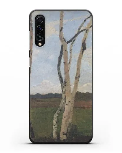 Чехол Пейзаж с березовыми стволами (Модерзон-Беккер Паула) силиконовый для Samsung Galaxy A70s [SM-A707F]