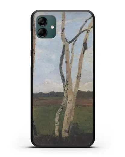 Чехол Пейзаж с березовыми стволами (Модерзон-Беккер Паула) силиконовый для Samsung Galaxy A04 [SM-A045F]