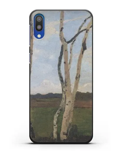 Чехол Пейзаж с березовыми стволами (Модерзон-Беккер Паула) силиконовый для Samsung Galaxy M10 [SM-M105F]