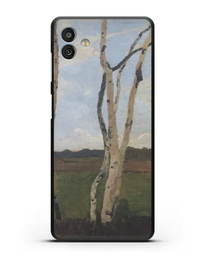 Чехол Пейзаж с березовыми стволами (Модерзон-Беккер Паула) силиконовый для Samsung Galaxy M13 [SM-M135]