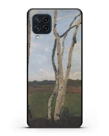 Чехол Пейзаж с березовыми стволами (Модерзон-Беккер Паула) силиконовый для Samsung Galaxy M22 [M225F]