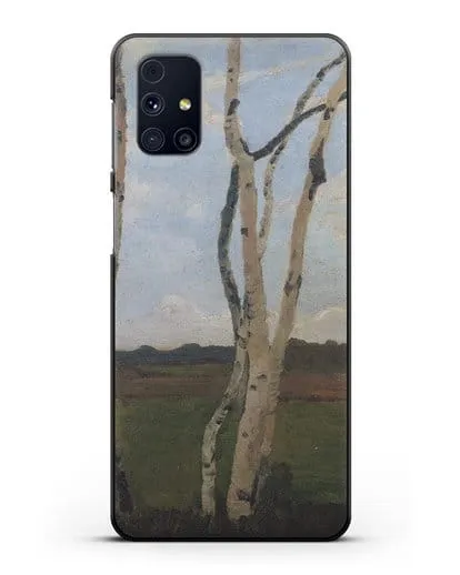 Чехол Пейзаж с березовыми стволами (Модерзон-Беккер Паула) силиконовый для Samsung Galaxy M31s [SM-M317F]