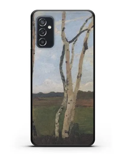 Чехол Пейзаж с березовыми стволами (Модерзон-Беккер Паула) силиконовый для Samsung Galaxy M52 [M526B]