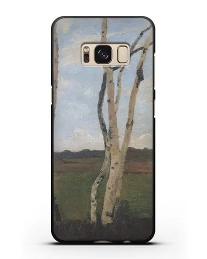 Чехол Пейзаж с березовыми стволами (Модерзон-Беккер Паула) силиконовый для Samsung Galaxy S8 [SM-950F]