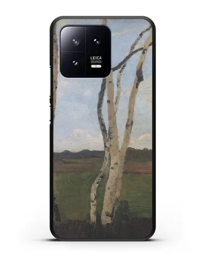 Чехол Пейзаж с березовыми стволами (Модерзон-Беккер Паула) силиконовый для Xiaomi 13