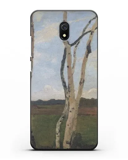 Чехол Пейзаж с березовыми стволами (Модерзон-Беккер Паула) силиконовый для Xiaomi Redmi 8A