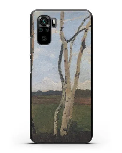 Чехол Пейзаж с березовыми стволами (Модерзон-Беккер Паула) силиконовый для Xiaomi Redmi Note 10S