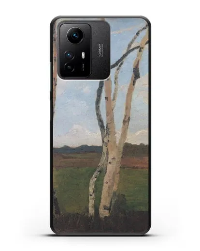 Чехол Пейзаж с березовыми стволами (Модерзон-Беккер Паула) силиконовый для Xiaomi Redmi Note 12S