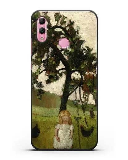 Чехол Елизавета с курицей под яблоней (Модерзон-Беккер Паула) силиконовый для Honor 10 Lite