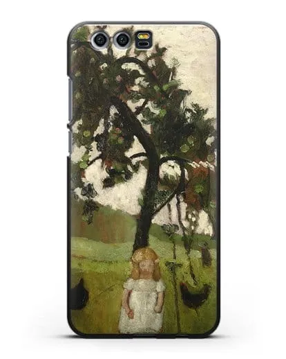 Чехол Елизавета с курицей под яблоней (Модерзон-Беккер Паула) силиконовый для Honor 9