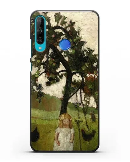 Чехол Елизавета с курицей под яблоней (Модерзон-Беккер Паула) силиконовый для Honor 9C